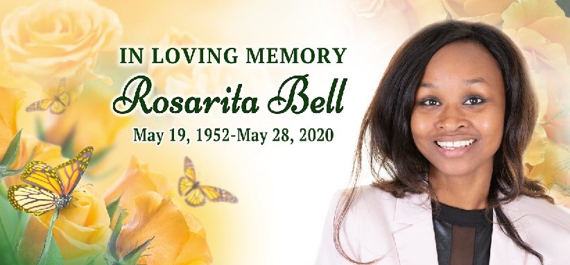 Yellow Rose Casket Head Panel Insert - Celebrate Prints