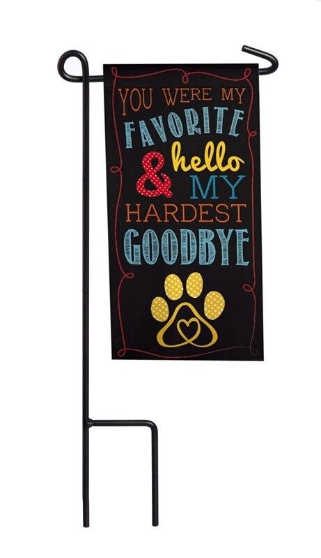 You Were My Favorite Mini Memorial Flag With Stand - Celebrate Prints