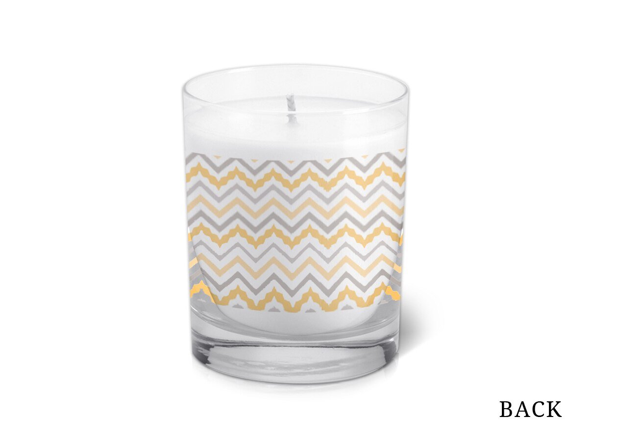 ZigZag Personalized Votive Memorial Candle - Celebrate Prints