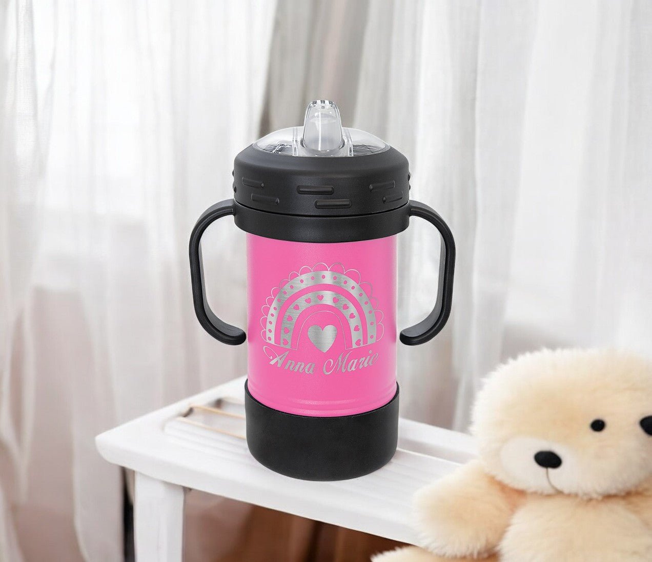 10 oz. Insulated Vacuum Sippy Cup With Lid - Celebrate Prints