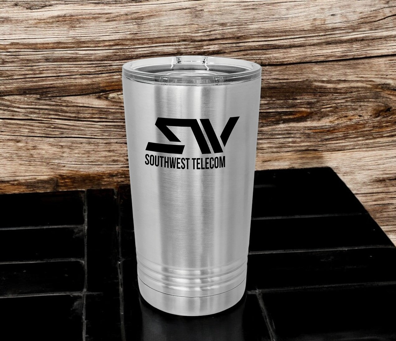 16 oz. Vacuum Insulated Stainless Steel Pint with Slider Lid - Celebrate Prints