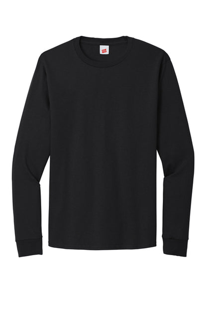 Hanes® Men's Essential-T 100% Cotton Long Sleeve Custom T-Shirt