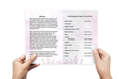 Archway Funeral Program Template - The Funeral Program Site