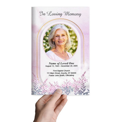 Archway Funeral Program Template - The Funeral Program Site