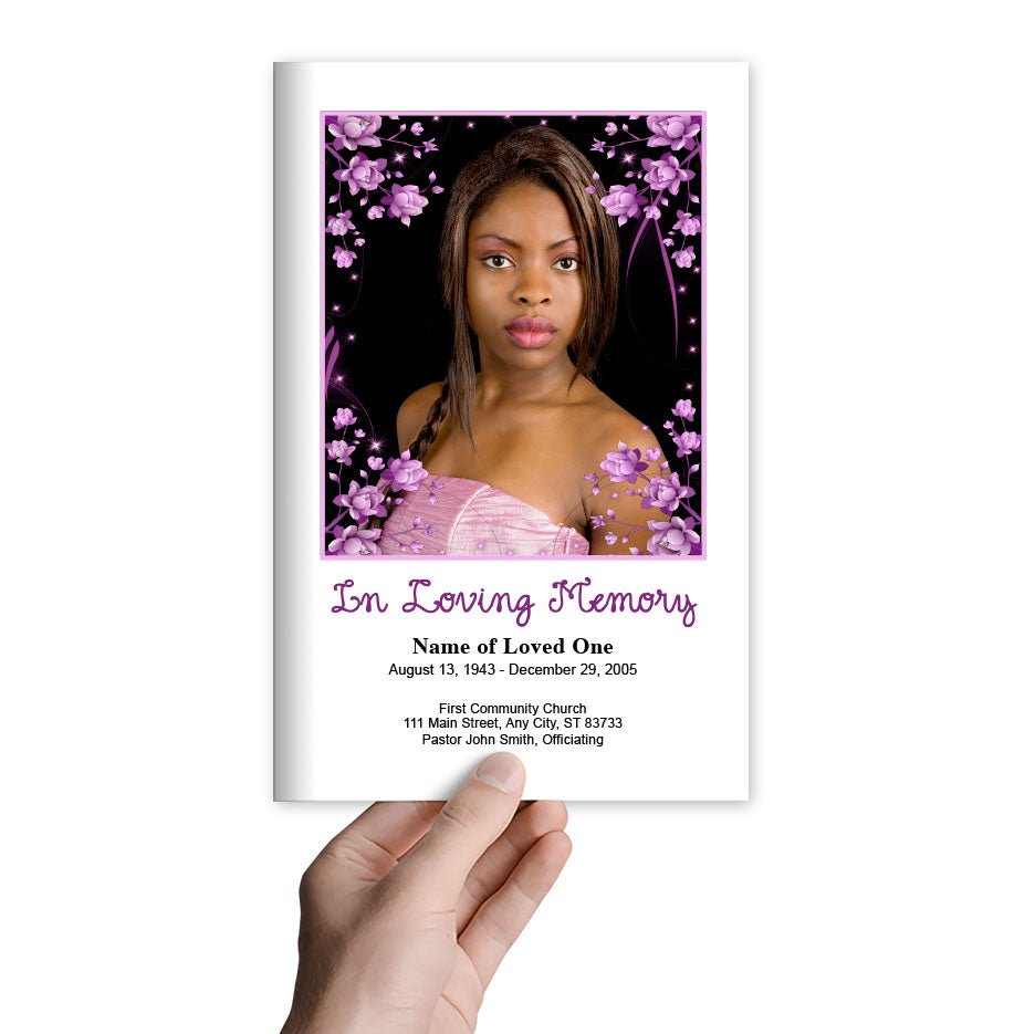 Asia Funeral Program Template - The Funeral Program Site