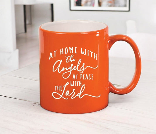 At Home With The Angels Ceramic Mug - Celebrate Prints