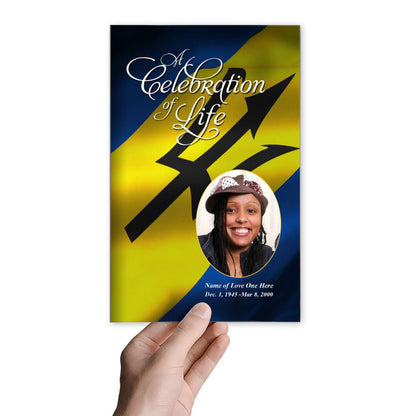 Barbados Funeral Program Template - The Funeral Program Site