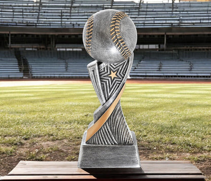 Baseball/Softball Aspire Resin Trophy - Celebrate Prints