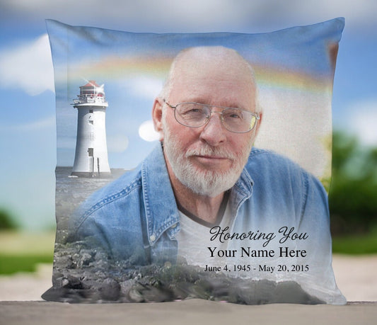 Beacon In Loving Memory Toss Pillow - Celebrate Prints