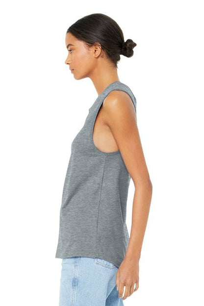 BELLA+CANVAS ® Women’s Jersey Muscle Custom Tank - Celebrate Prints