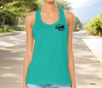 BELLA+CANVAS ® Women’s Jersey Racerback Custom Cotton Tank - Celebrate Prints