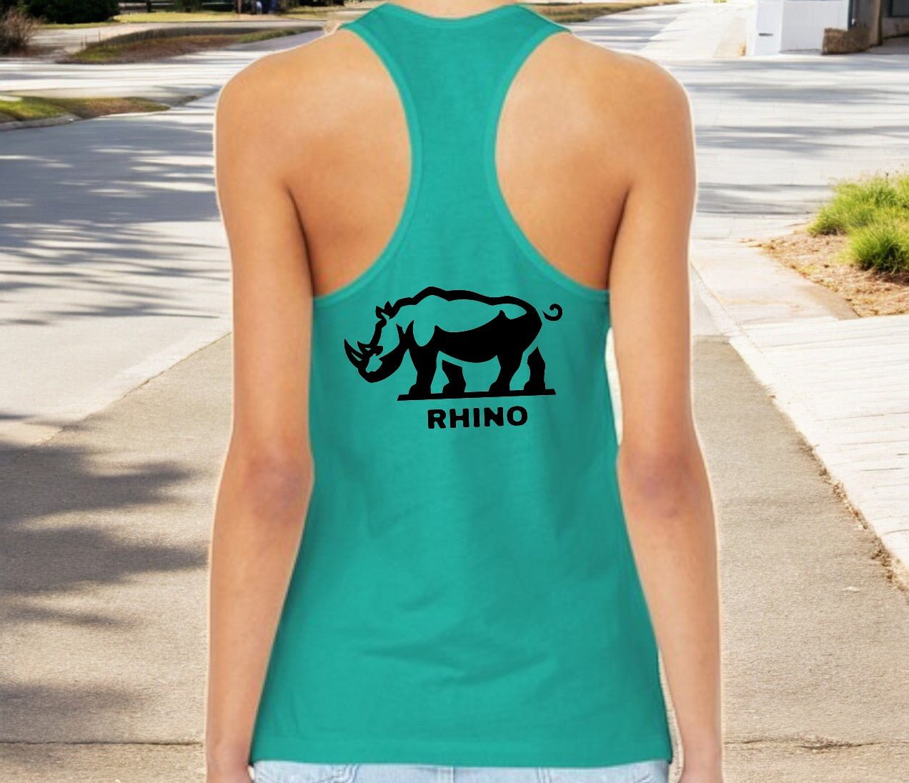 BELLA+CANVAS ® Women’s Jersey Racerback Custom Cotton Tank - Celebrate Prints