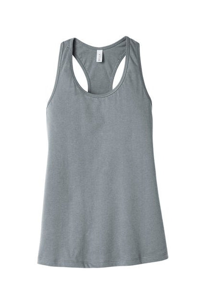 BELLA+CANVAS ® Women’s Jersey Racerback Custom Cotton Tank - Celebrate Prints