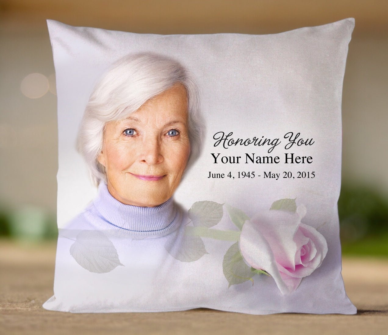 Beloved In Loving Memory Toss Pillow - Celebrate Prints