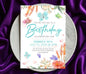 Butterflies Birthday Invitation Template