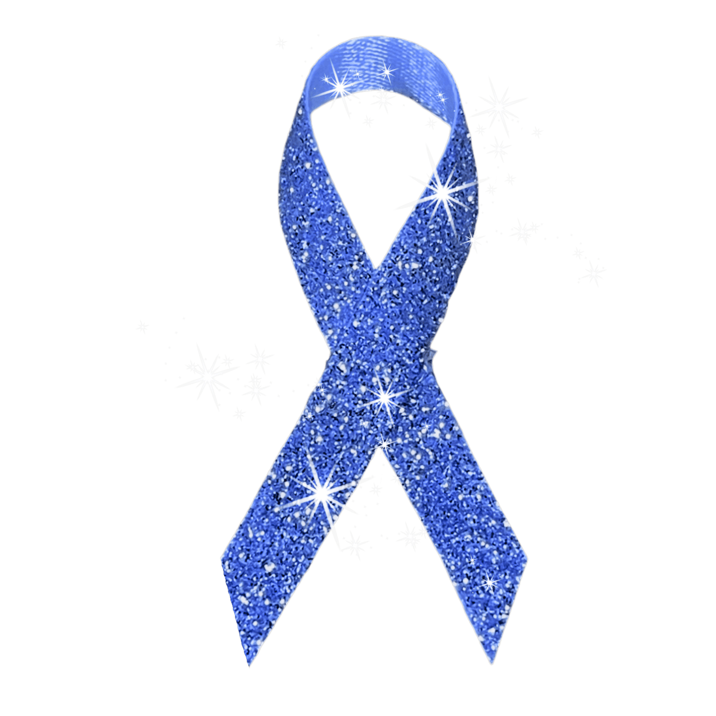 Blue Cancer Ribbon, Awareness Ribbons (No Personalization) - Pack of 10 - Celebrate Prints