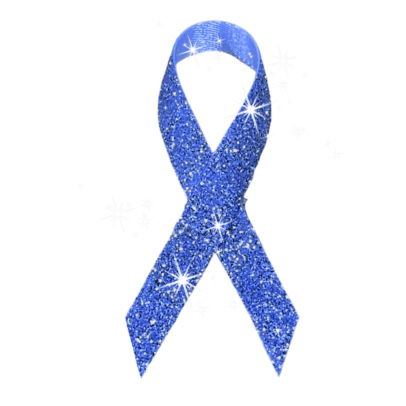 Blue Cancer Ribbon, Awareness Ribbons (No Personalization) - Pack of 10 - Celebrate Prints