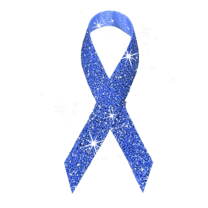 Blue Cancer Ribbon, Awareness Ribbons (No Personalization) - Pack of 10 - Celebrate Prints