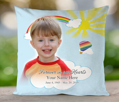 Bright In Loving Memory Toss Pillow - Celebrate Prints