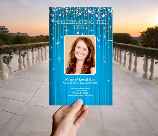 Brilliance Funeral Program Template - The Funeral Program Site