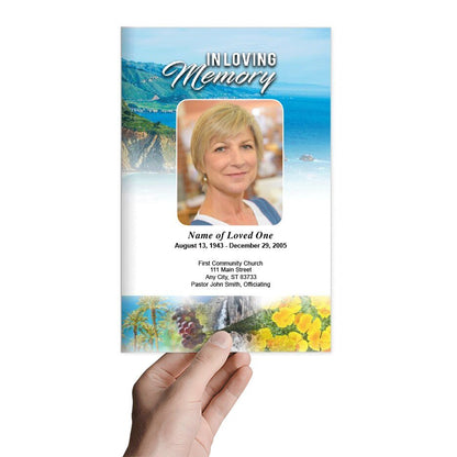 California Funeral Program Template - The Funeral Program Site