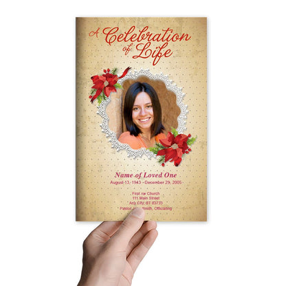 Carol Funeral Program Template - The Funeral Program Site