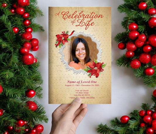 Carol Funeral Program Template - The Funeral Program Site