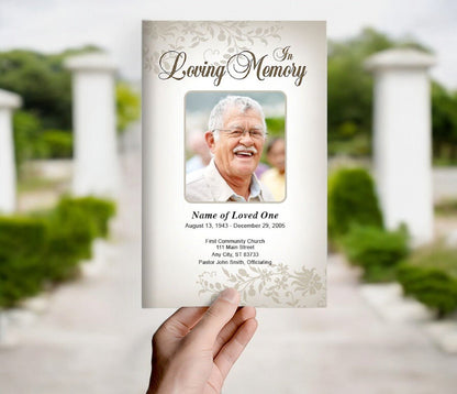 Ceasar Funeral Program Template - The Funeral Program Site