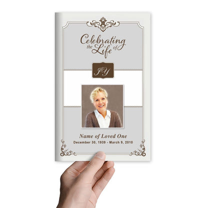 Celebrity Funeral Program Template - The Funeral Program Site