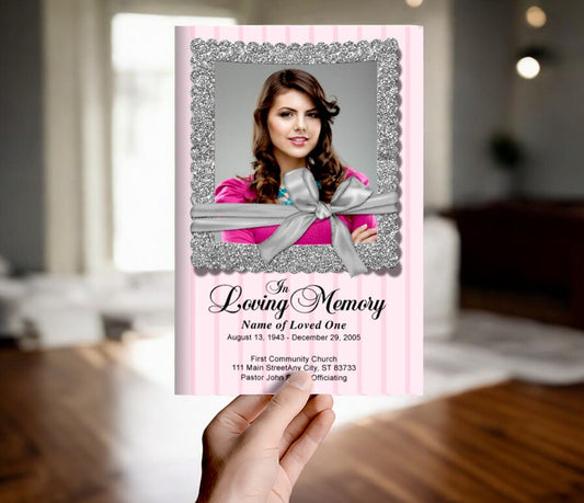 Celina Funeral Program Template - The Funeral Program Site