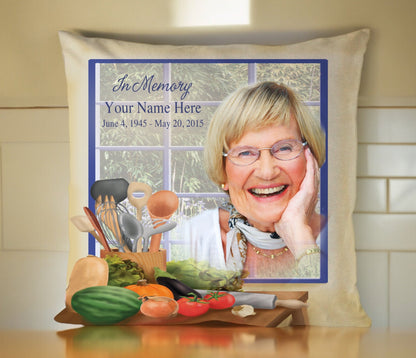 Chef In Loving Memory Memorial Pillow