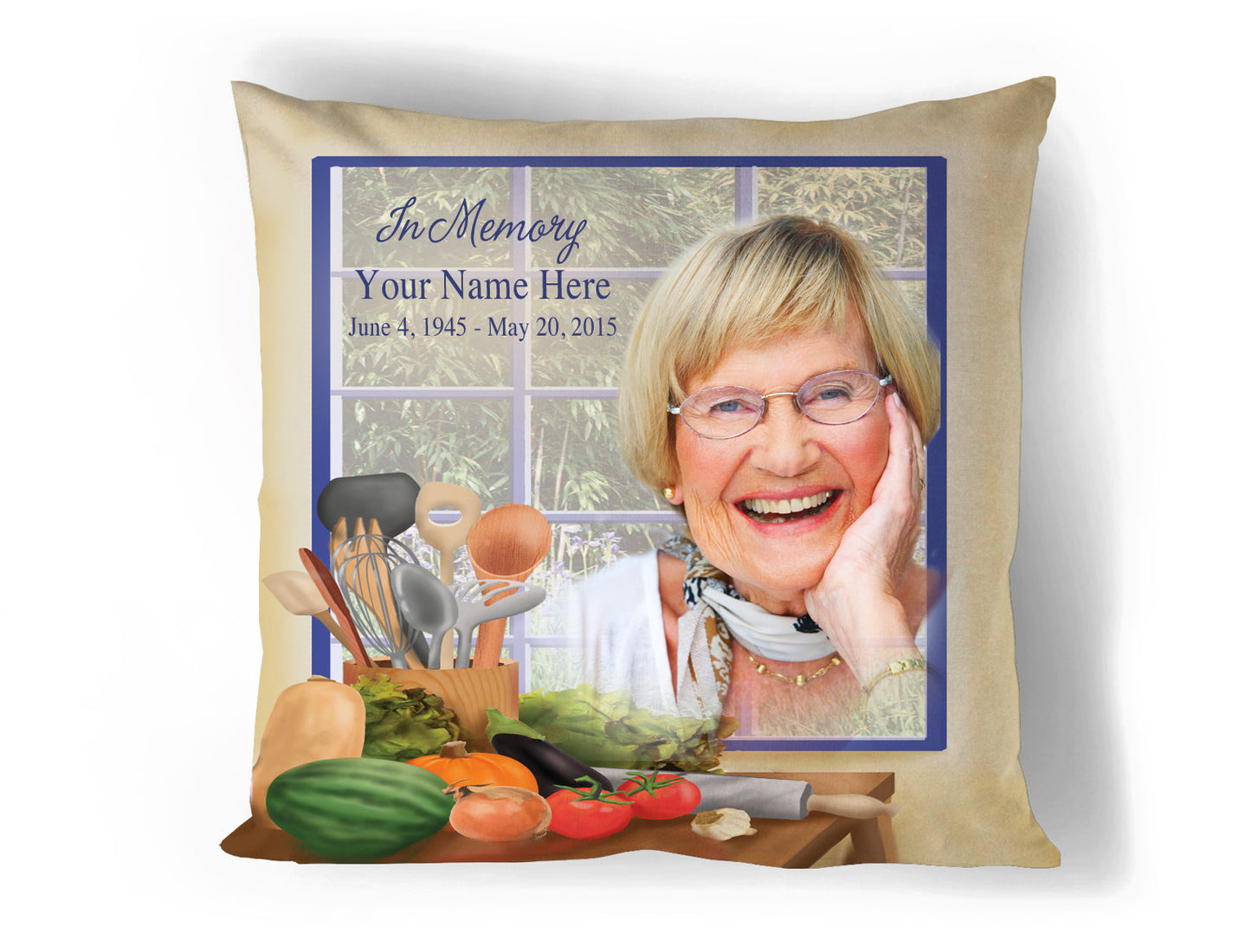 Chef In Loving Memory Memorial Pillow