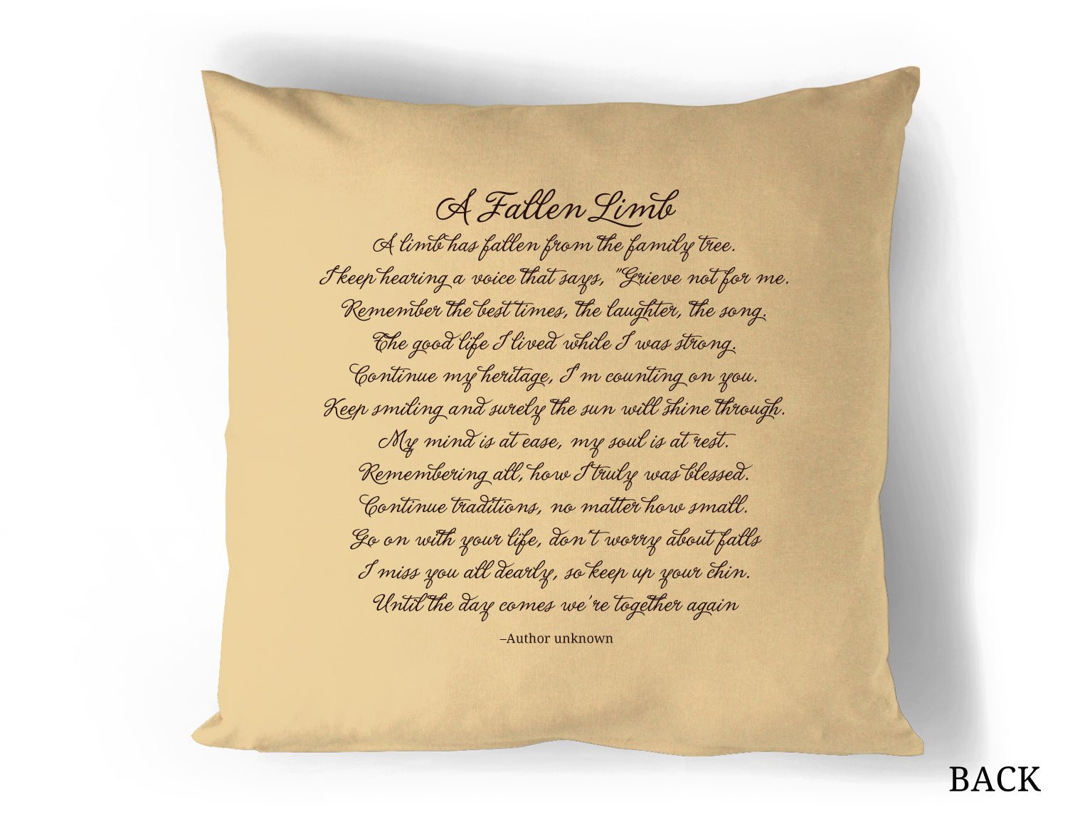 Cherub In Loving Memory Memorial Pillow - Celebrate Prints