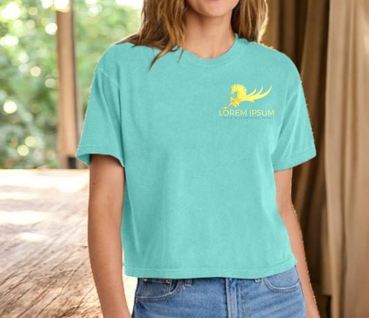 Comfort Colors® Women’s Heavyweight Boxy Custom TShirt - Celebrate Prints