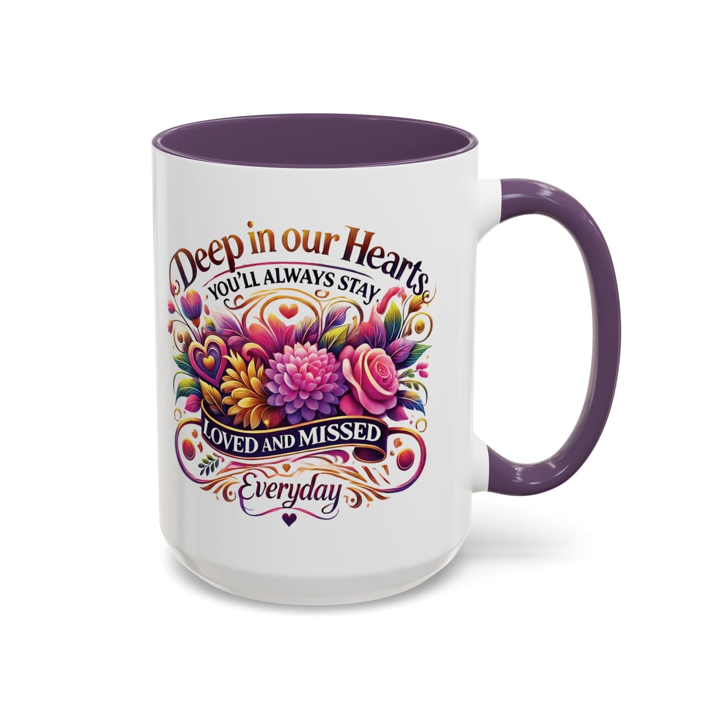 Deep In Our Hearts Coffee Mug (11, 15oz) - Celebrate Prints