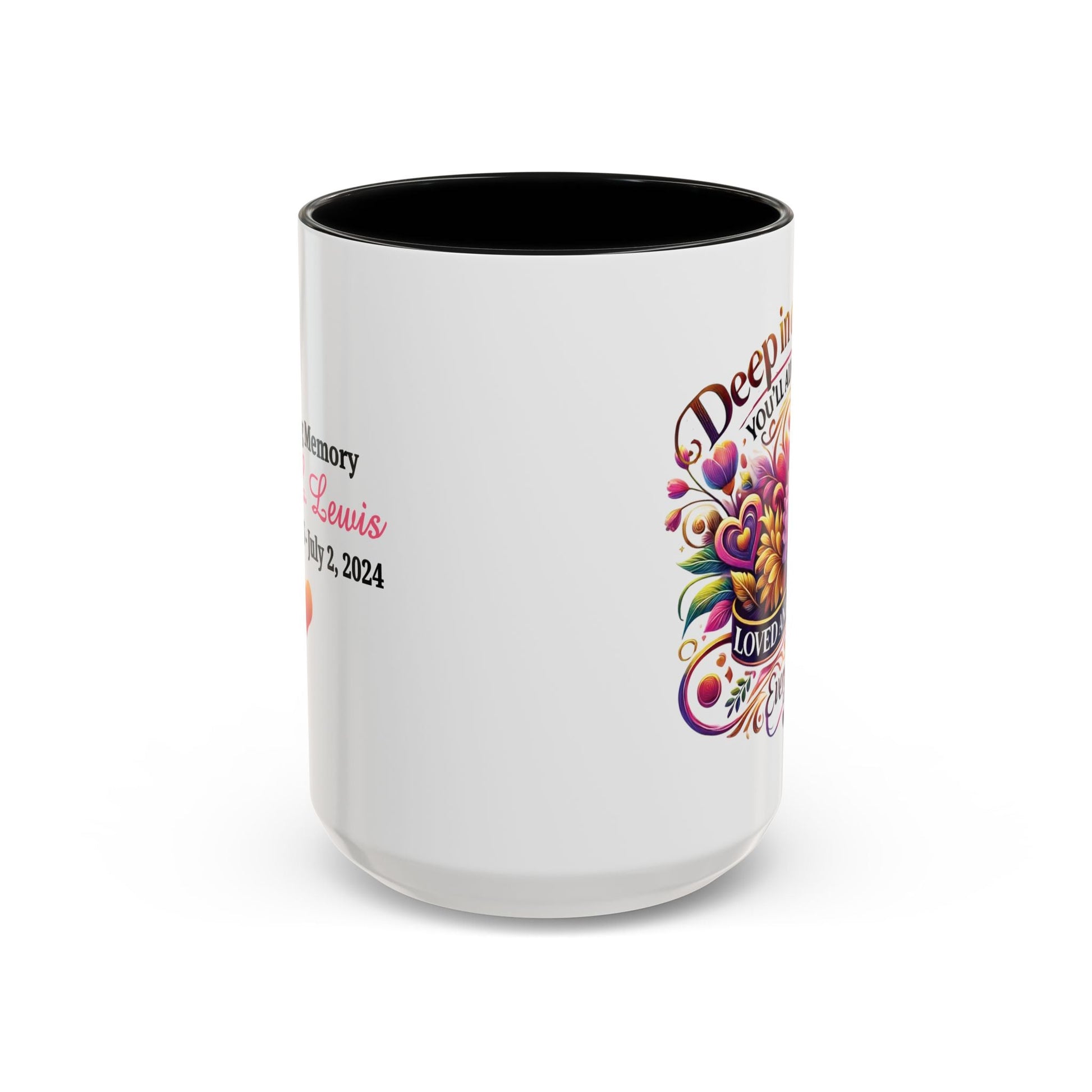 Deep In Our Hearts Coffee Mug (11, 15oz) - Celebrate Prints