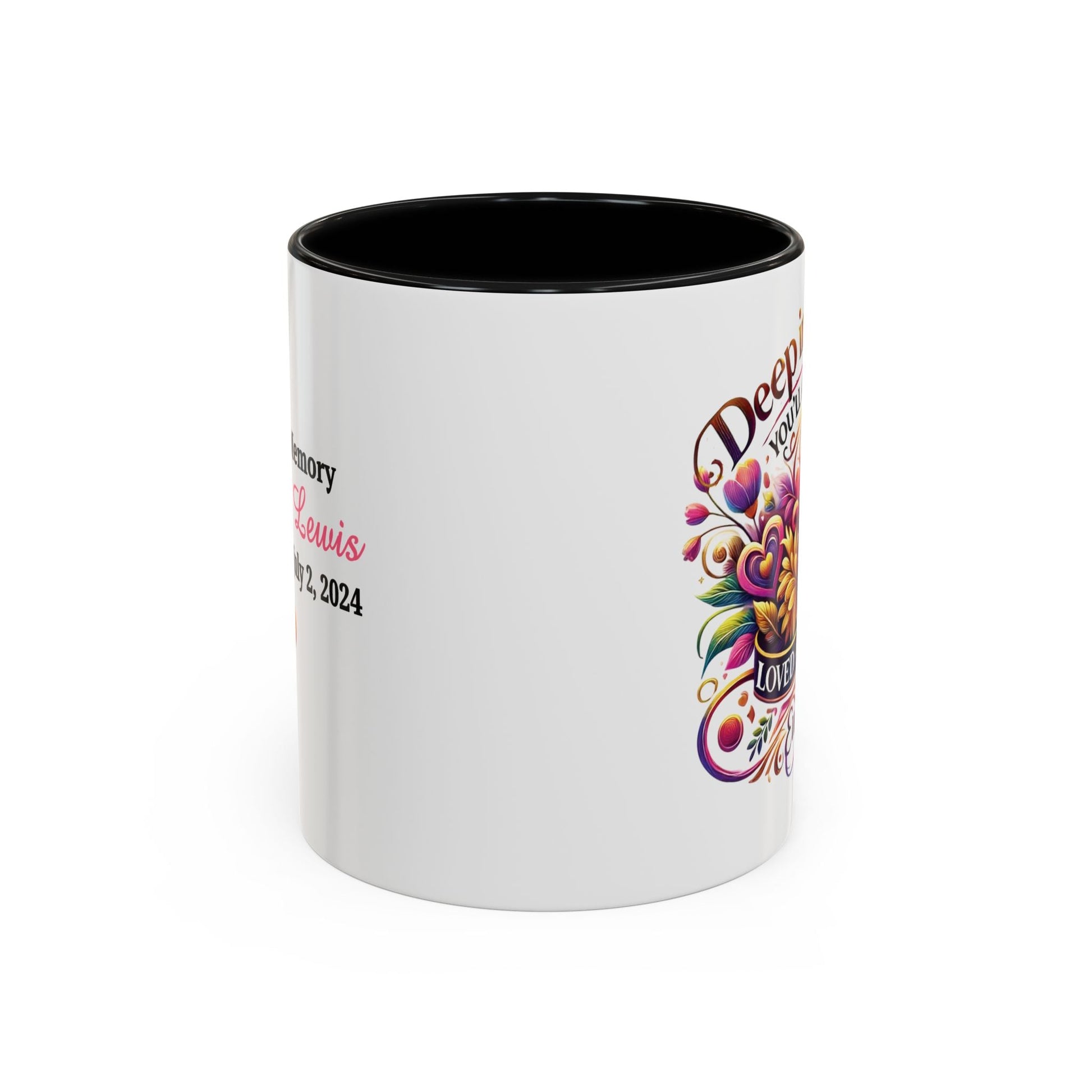 Deep In Our Hearts Coffee Mug (11, 15oz) - Celebrate Prints