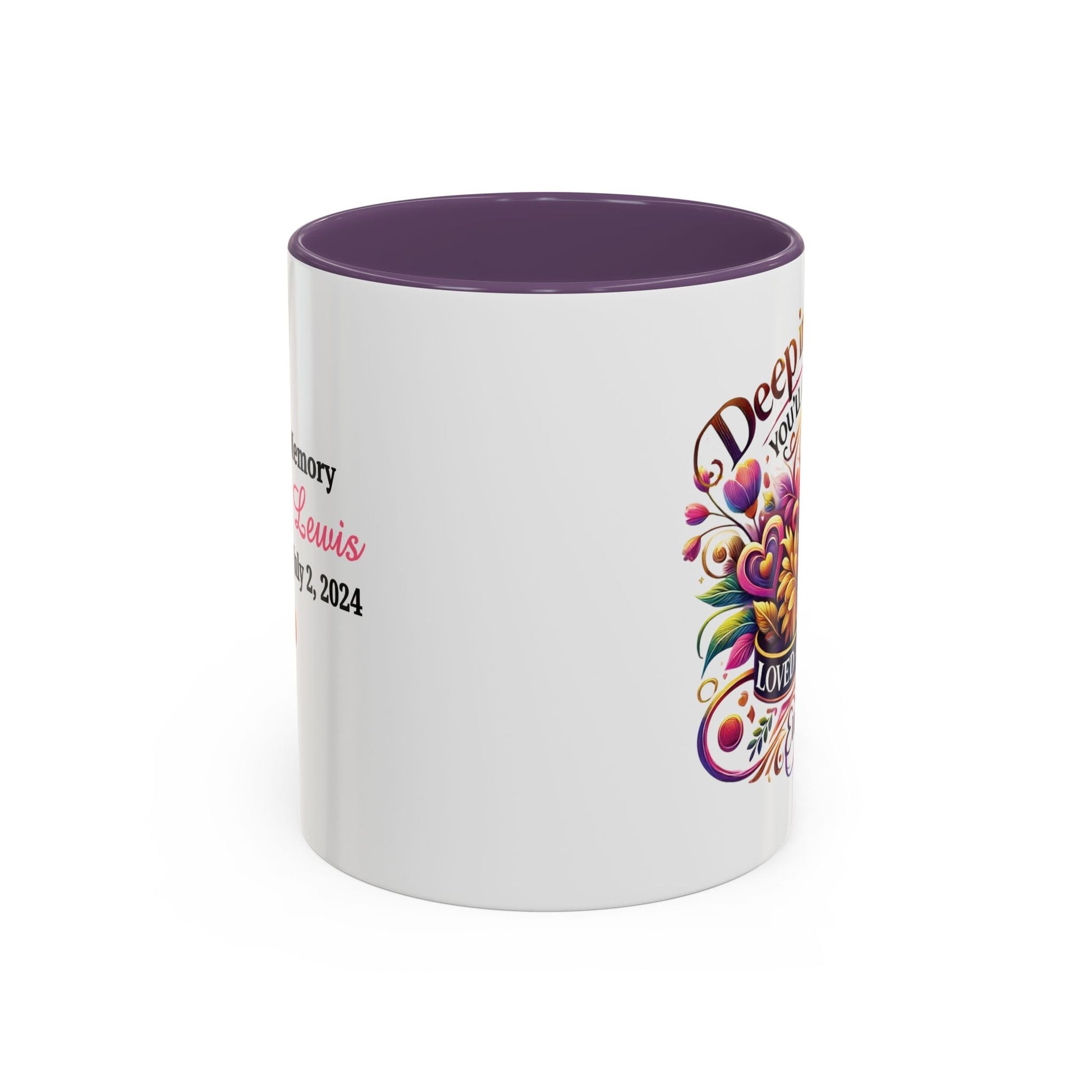 Deep In Our Hearts Coffee Mug (11, 15oz) - Celebrate Prints