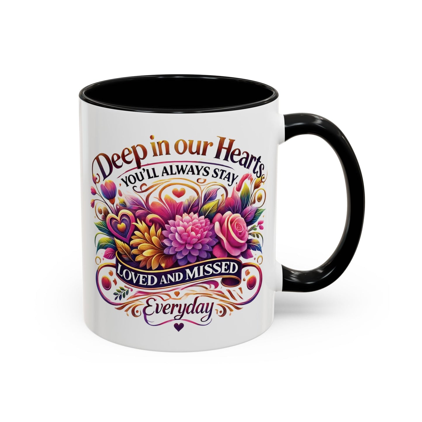 Deep In Our Hearts Coffee Mug (11, 15oz) - Celebrate Prints