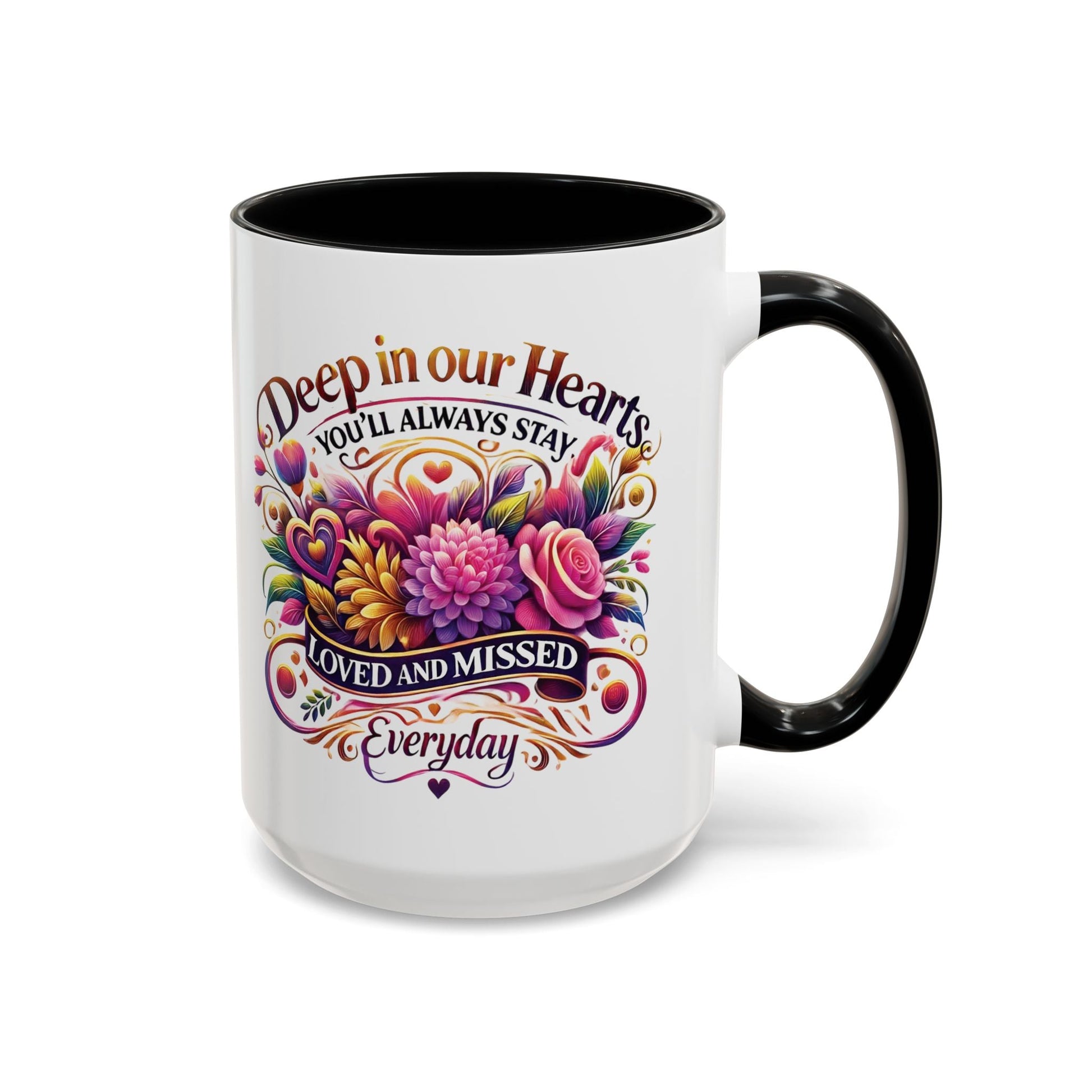 Deep In Our Hearts Coffee Mug (11, 15oz) - Celebrate Prints