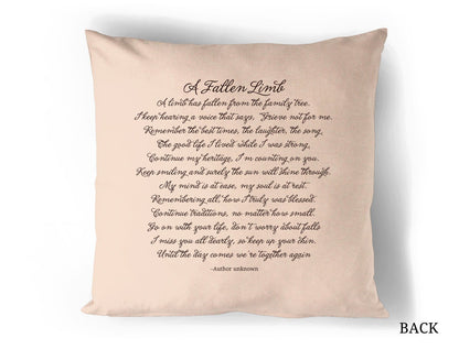 Deer In Loving Memory Memorial Pillow - Celebrate Prints