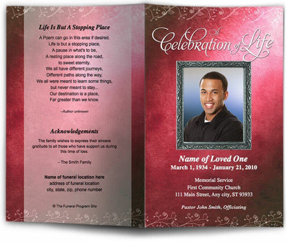 Devotion Funeral Program Template - The Funeral Program Site
