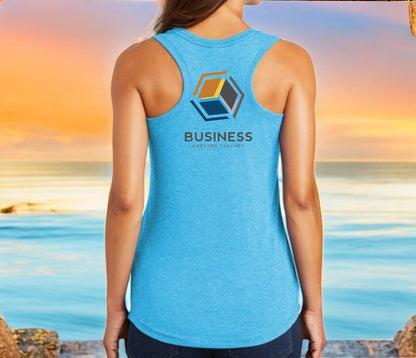 District ® Women’s Perfect Tri ® Racerback Custom Tank - Celebrate Prints