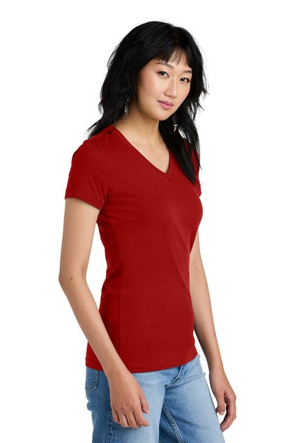 District ® Women’s Perfect Weight ® V - Neck Custom TShirt - Celebrate Prints