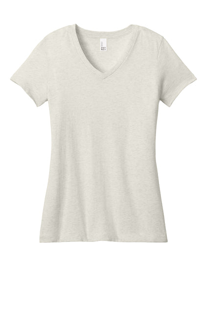 District ® Women’s Perfect Weight ® V - Neck Custom TShirt - Celebrate Prints