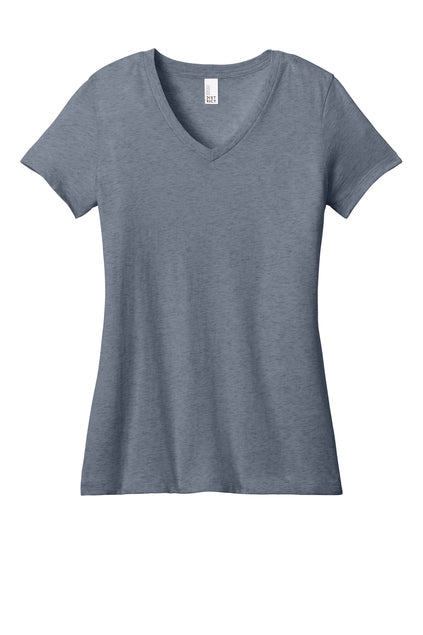 District ® Women’s Perfect Weight ® V - Neck Custom TShirt - Celebrate Prints