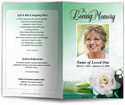 Divine Funeral Program Template - The Funeral Program Site