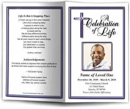 Embassy Funeral Program Template - The Funeral Program Site