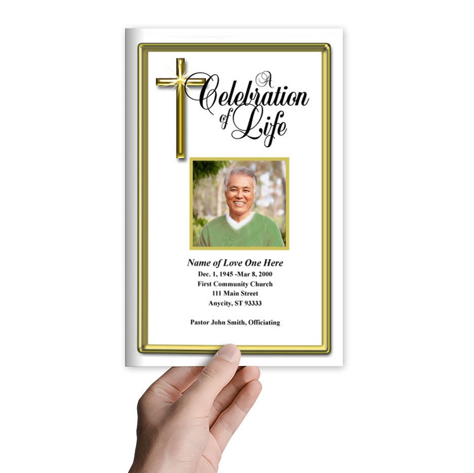 Embassy Funeral Program Template - The Funeral Program Site