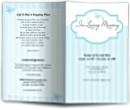 Embrace Funeral Program Template - The Funeral Program Site